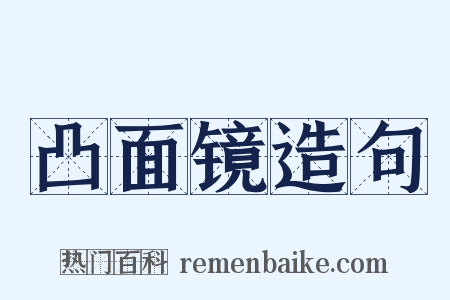 凸面镜造句是什么意思的图片